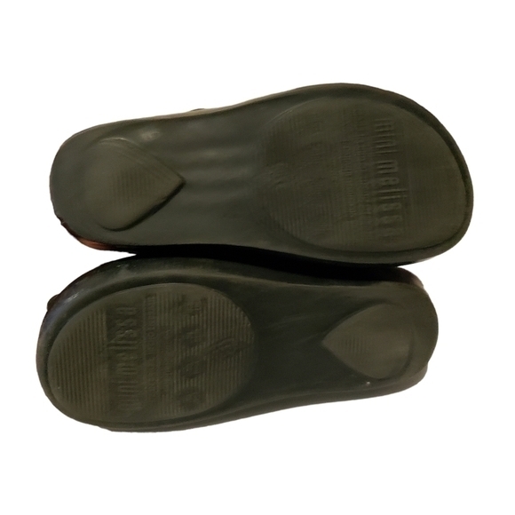 Mini Melissa Frenchie Bulldog Child Shoes Size 8‎ Black Pre-owned - Picture 9 of 11